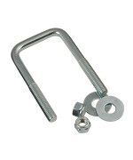 CE Smith Trailer 15251A Square U-Bolt with Washers & Nuts, 7/16 x 2-1/8 x 4- Replacement Parts and Accessories for Your Ski Boat, Fishing Boat or Sailboat Trailer