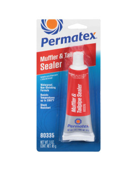 Permatex 80335 Muffler and Tailpipe Sealer, 3 oz., Plastic, 1 Count (Pack of 1)