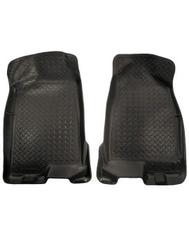 Husky Liners Classic Style Series 2004 - 2012 Chevrolet Colorado/Canyon Crew Cab Front Floor Liners, Black 32511