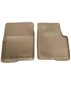 RealTruck Husky Liners Classic Style Series 2001-2004 Toyota Tacoma Double Cab Front Floor Liners, Tan 35453