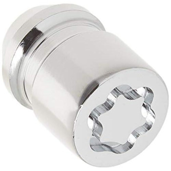 MCGARD 24157 Chrome Cone Seat Wheel Locks (M12 x 1.5 Thread Size) - 4 Locks / 1 Key