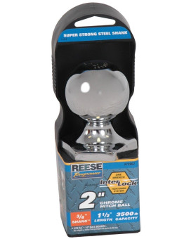 Reese Towpower 72802 Chrome Interlock 2 Hitch Ball