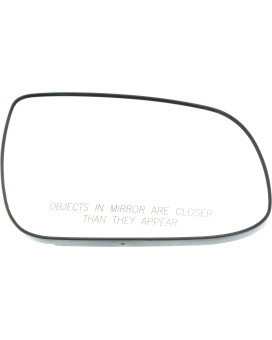 Kool Vue Mirror Glass Passenger Side Compatible with 2010-2013 Kia Forte, 2012-2013 Forte5 & 2010-2013 Forte Koup