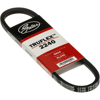 Gates 2240 Truflex FHP Low Horse-Power V-Belt, Black