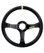 Sparco 015R345MSN Suede Steering Wheel , Black