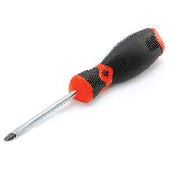 Performance Tool W30986 Black & Red Slotted Screwdriver, 3/16-Inch x 3-Inch