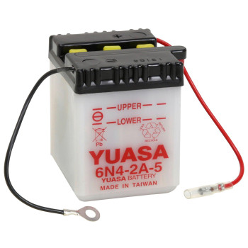 Yuasa YUAM2645A 6N4-2A-5 Battery, Multi-Colored