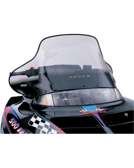 PowerMadd 11330 Cobra Windshield for Polaris Evolved - Tint with black fade - Mid height