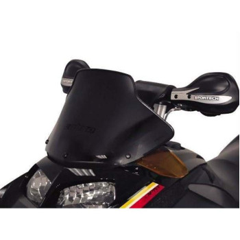 PowerMadd 13030 Cobra Windshield for Ski Doo Rev - Matte black - Mid height