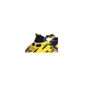 PowerMadd 13021 Cobra Windshield for Ski Doo Rev - Black - Low height