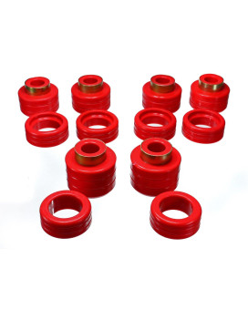 Energy Suspension 3-4123R Body Mount Bushing Set 1988-2000 GM C/K Series Pickup