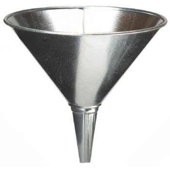 LubriMatic Galvanized Steel Utility Funnel - 2 Quart