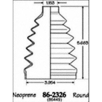 Empi 86-2326D CV Boot Kit