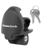 Master Lock 379ATPY Universal Trailer Hitch Lock , Black