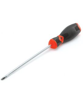 Performance Tool W30987 Black & Red Slotted Screwdriver, 3/16-Inch x 6-Inch