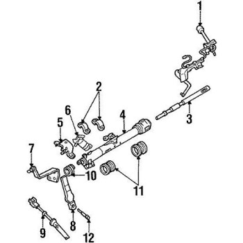 Ford XF2Z-7E395-AA, Auto Trans Shifter Cable