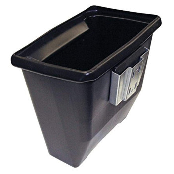 Carrand 94101 Squeegee Bucket with Bracket, 1 Gallon , Black