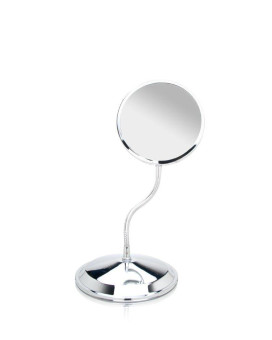 Zadro Triple Vision Gooseneck Vanity and Wall Mount Mirror, Chrome Finish