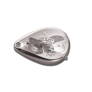 Show Chrome Accessories (81-113) Free Spirit Air Cleaner Cover