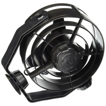 HELLA 003361012 '3361 Series' 24V DC 2 Speed Turbo Fan with Black Housing