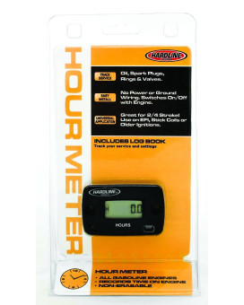 Hardline Products HR-8063-2 Hour Meter,Black