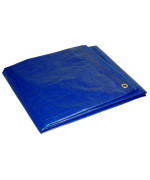 20x40 Multi-Purpose Blue Medium Duty Dry Top Poly Tarp (20'x40')