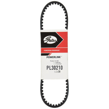 Gates PL30210 Premium PowerLink Continuously Variable Transmission (CVT) Scooter Belt, Black