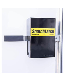 SnatchLatch  Door Lock for Heavy Duty Trailer  Anti Theft Device  for use with CAM BAR Style Latch ONLY  Utility Trailers, Over The Road Trailers