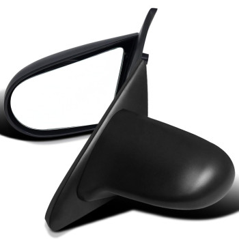 Spec-D Tuning Manual Side Mirrors Black Compatible with 1992-1995 Honda Civic EG 2/3Dr L+R Pair