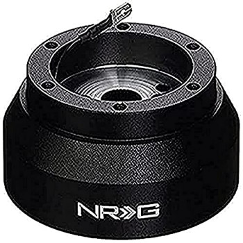 NRG Innovations NRG-SRK-170H Racing Style Steering Wheel Quick Release Short Hub Adapter, 6 X 70mm Bolt Pattern, Black Body