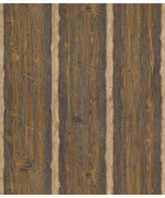 Brewster 145-41382 Dakota Textured Rustic Wood Wallpaper, Brown