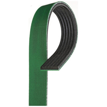 Gates K061187HD FleetRunner Micro-V Serpentine Drive Belt , Green