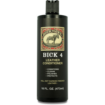 Bickmore Bick 4 Leather Conditioner 16 Fl Oz - Best Since 1882 - Cleaner & Conditioner - Restore Polish & Protect All Smooth Finished Leathers