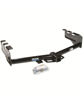 Reese 44564 Class III-IV Custom-Fit Hitch with 2 Square Receiver opening, includes Hitch Plug Cover , Black