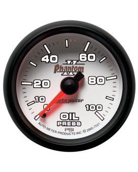 Auto Meter 7521 Phantom II Oil Pressure Gauge