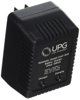 Universal Power Group (D1730) 12V, 500mA, Dual Stage Charger (14.8V Fast Charge, 13.6V Tr