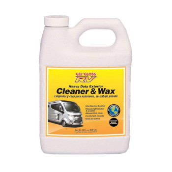 TR Industries-CW-32 Gel-Gloss RV Cleaner and Wax with Carnauba - 32oz.