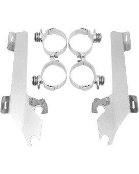 Memphis Shades MEK1903 Trigger-Lock Mounting Kit for Honda VTX1800N/R/S/T Models 2002-2008)-with covered forks