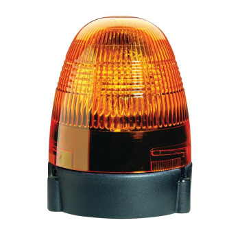 HELLA 007337011 KL Rotafix Fixed Mount Beacon Warning Light, Rotating Patterns, 24V, Amber