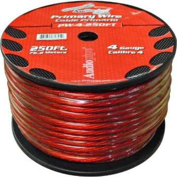 Audiopipe PW4RD Power Wire Audiopipe 4ga 250 Red