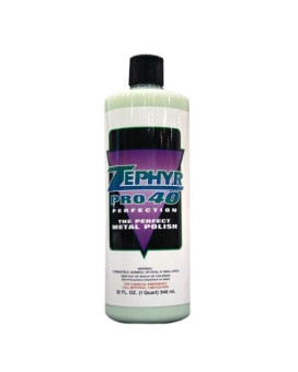 Zephyr Products PRO40016 16 oz. Pro-40 Metal Polish, 1 Pack