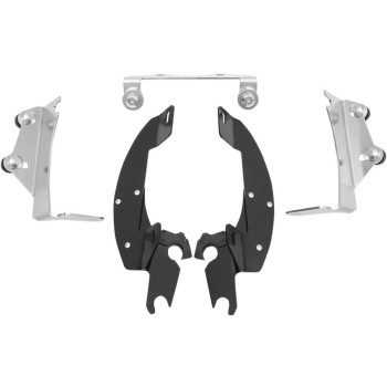 Memphis Shades Trigger-Lock Mounting Kit (Black/Batwing Fairing) Compatible with 06-10 Kawasaki VN900B