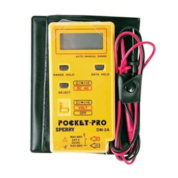 Sperry Instruments DM2A Pocket Pro, Digital Multimeter, 4 Function, 450V AC/DC, Continuity, 17 Auto Range