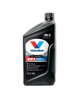 Valvoline VR1 Racing Synthetic SAE 10W-30 Motor Oil 1 QT