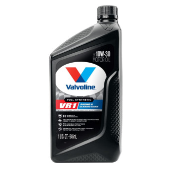 Valvoline VR1 Racing Synthetic SAE 10W-30 Motor Oil 1 QT