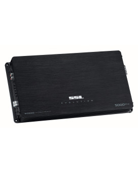 Sound Storm EV5000D Car Amplifier - 5000 Watts Max Power, 1 Ohm Stable, Class D, Monoblock, MOSFET Power Supply, Remote Subwoofer Control