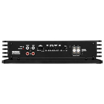 Sound Storm EV5000D Car Amplifier - 5000 Watts Max Power, 1 Ohm Stable, Class D, Monoblock, MOSFET Power Supply, Remote Subwoofer Control