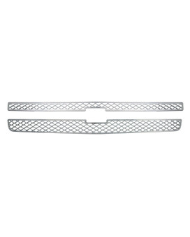 Bully GI-40 Triple Chrome Plated ABS Snap-in Imposter Grille Overlay, 2 Piece