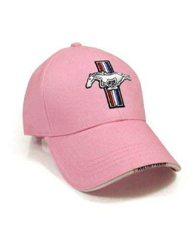 Ford Mustang Logo Pink Baseball Hat