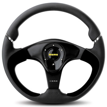 MOMO NER35BK0B Nero 350 mm Leather Steering Wheel